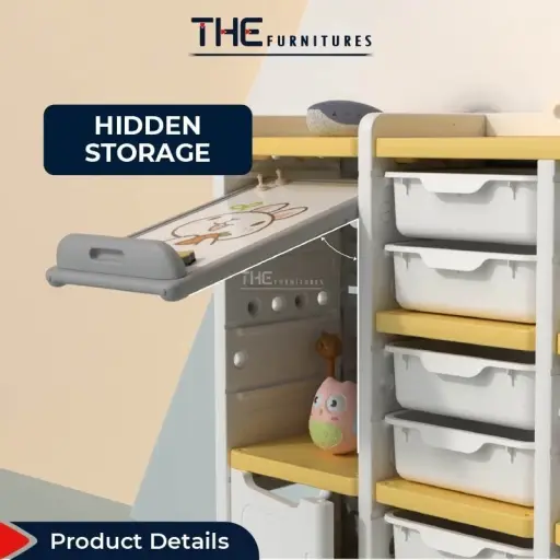 THE L73-141cm Multipurpose Child Toy Storage Cabinet product image 1